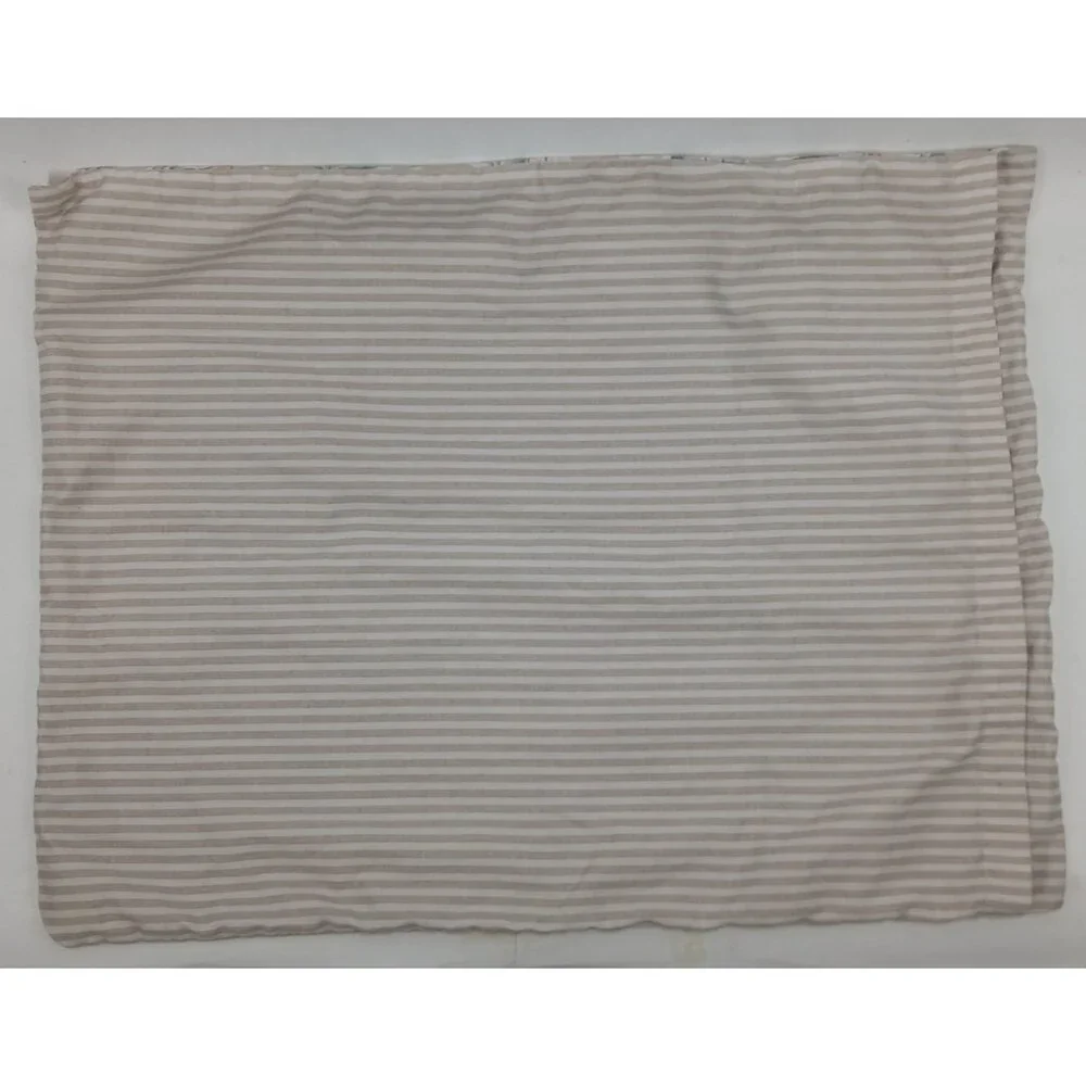 Charter Club Cotton 2Pc Pillow Sham Set Garden Floral Stripes Double Sided
